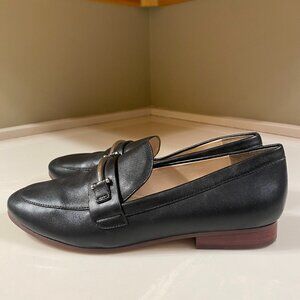 Vintage black leather loafers - 8M - Enzo Angiolini
